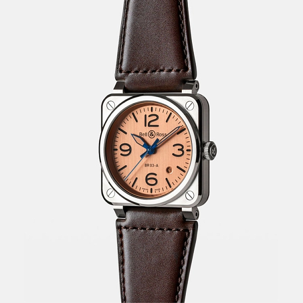 Bell &amp; Ross Mẫu mới BR 03 Đồng BR03A-GB-ST/SCA