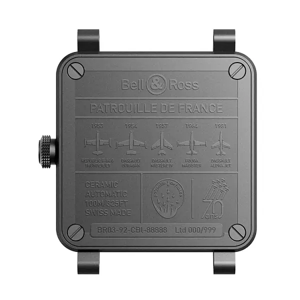 Bell &amp; Ross BR 03-92 Patrouille de France Kỷ niệm 70 năm BR0392-PAF7-CE/SCA