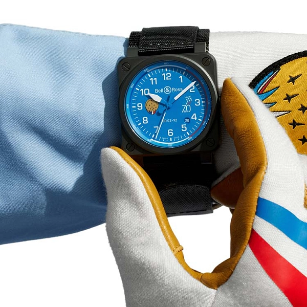 Bell &amp; Ross BR 03-92 Patrouille de France Kỷ niệm 70 năm BR0392-PAF7-CE/SCA