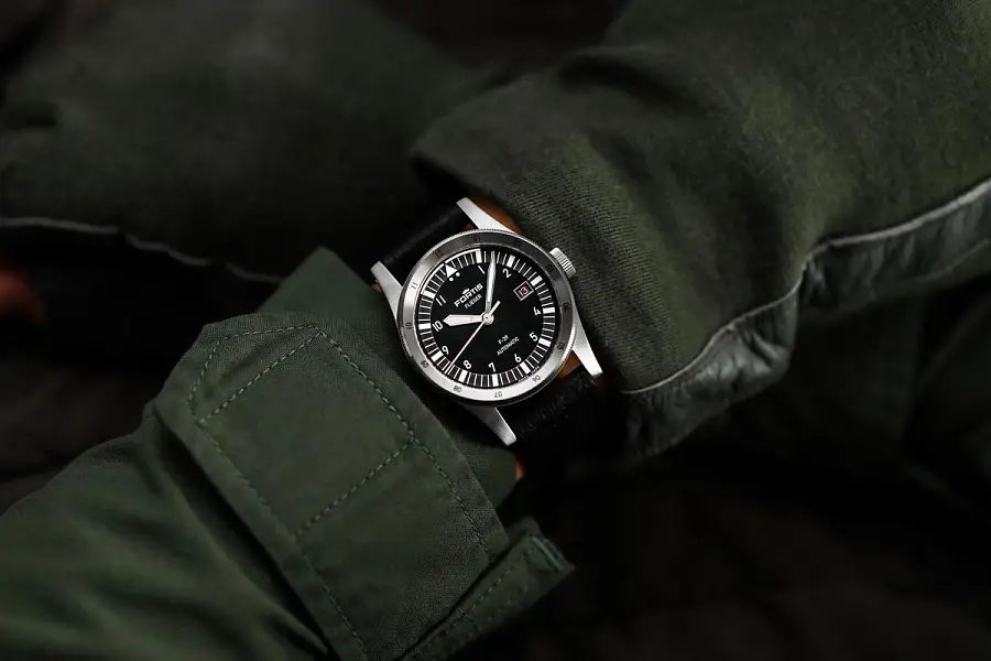 Fortis Flieger F-39 Đen trên dây đeo phi công F4220016