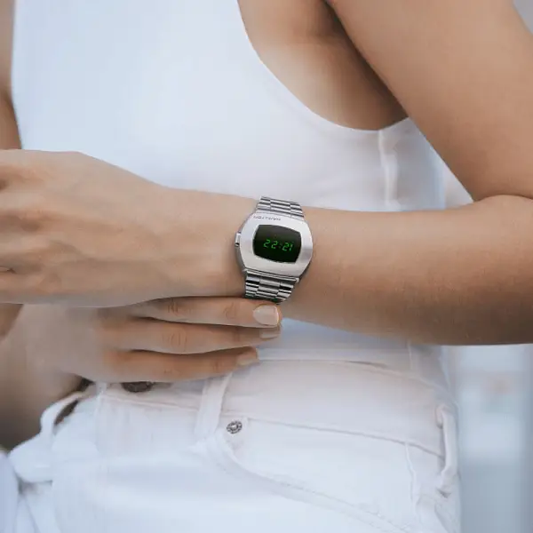 Hamilton American Classic PSR Đồng hồ kỹ thuật số thạch anh H52414131