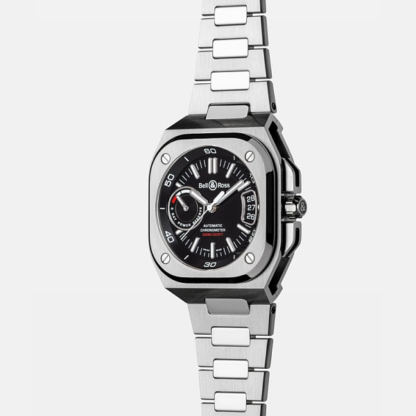 Bell &amp; Ross BR-X5 Thép Đen BRX5R-BL-ST/SST