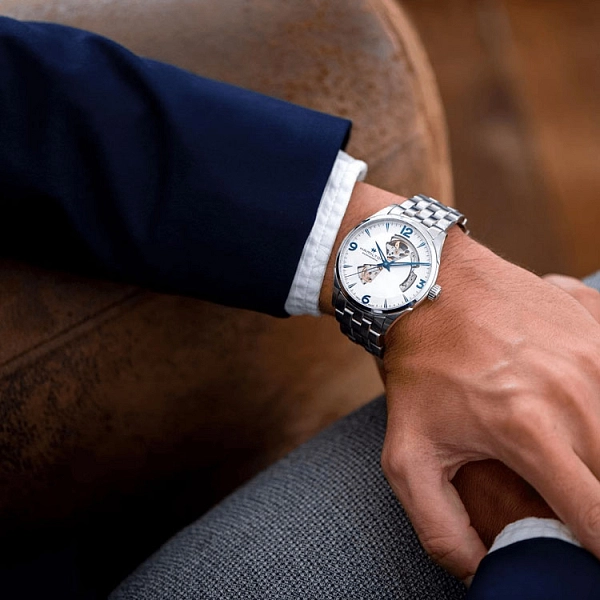 Hamilton Jazzmaster Mặt Trái Tim Mở H32705651