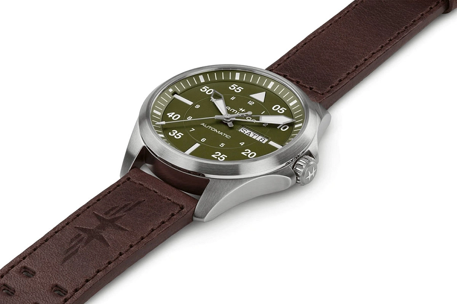 Hamilton Khaki Aviation Pilot Ngày và Ngày trong Tuần, Mẫu H64635560