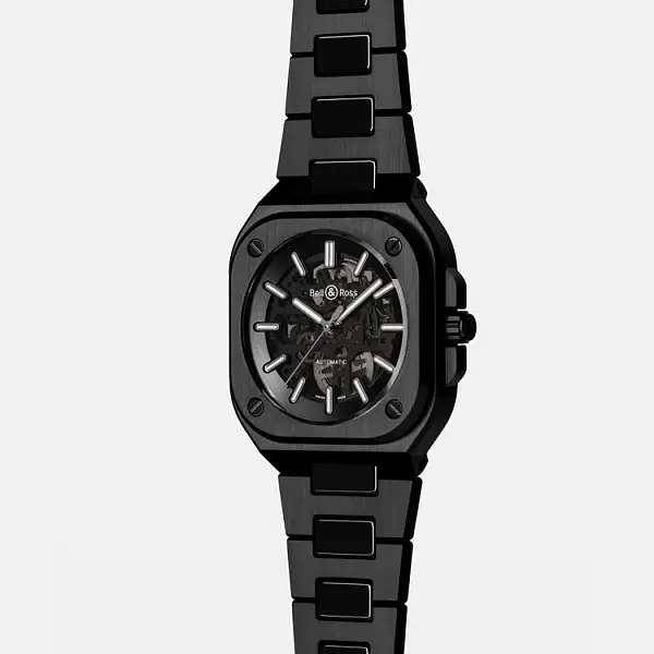 Bell &amp; Ross BR 05 Skeleton Đen Gốm BR05A-BL-SK-CE/SCE