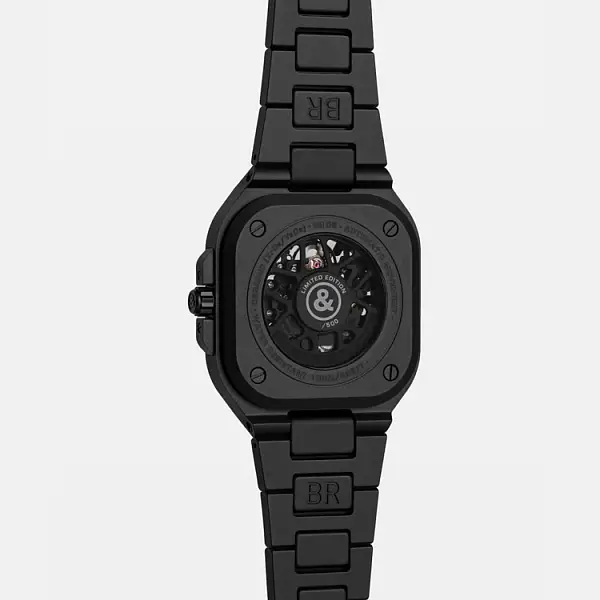 Bell &amp; Ross BR 05 Skeleton Black Lum Ceramic BR05A-BLM-SKCE/SCE