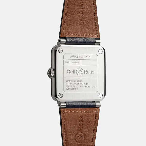 Bell &amp; Ross BR 03 Thép Xanh BR03A-BLU-ST/SCA