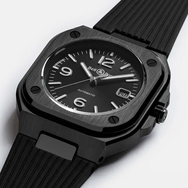 Bell &amp; Ross BR 05 Đen Gốm BR05A-BL-CE/SRB