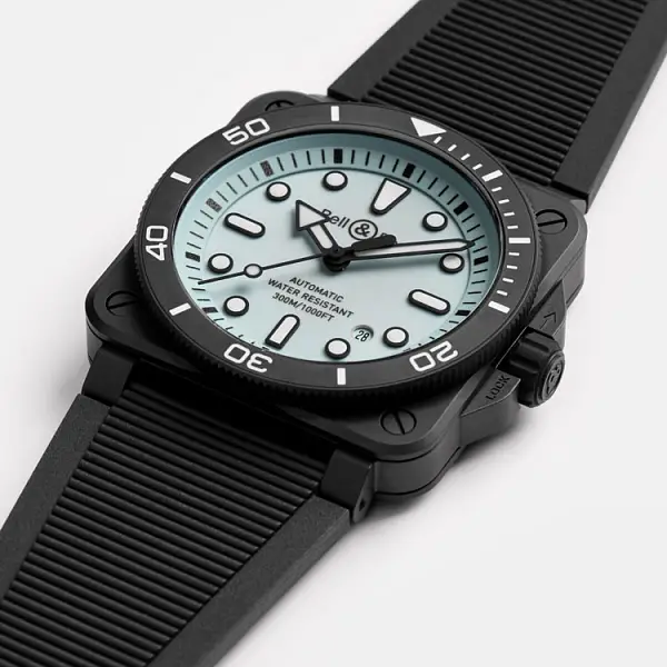 Bell &amp; Ross BR 03 Diver Full Lum Ceramic BR03A-D-LM-CE/SRB