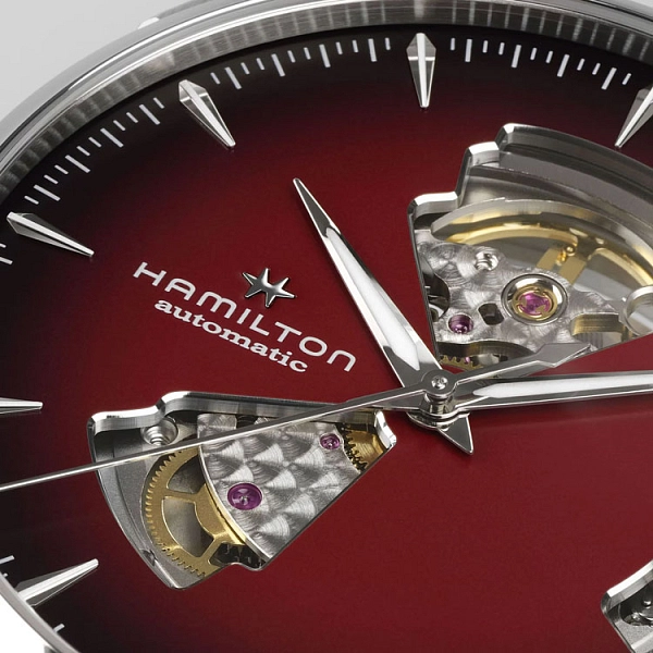 Hamilton Jazzmaster Mặt Trái Tim Mở Tự Động H32675170