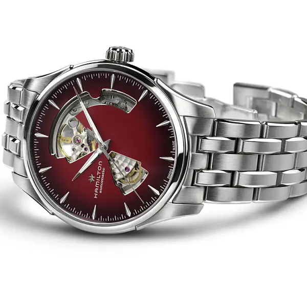Hamilton Jazzmaster Mặt Trái Tim Mở Tự Động H32675170