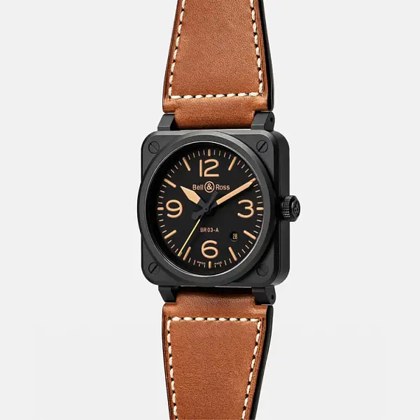 Bell &amp; Ross BR-03 Heritage BR03A-HER-CE/SCA