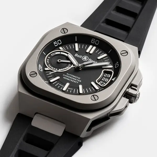 Bell &amp; Ross BR-X5 Titanium Đen BRX5R-BL-TI/SRB