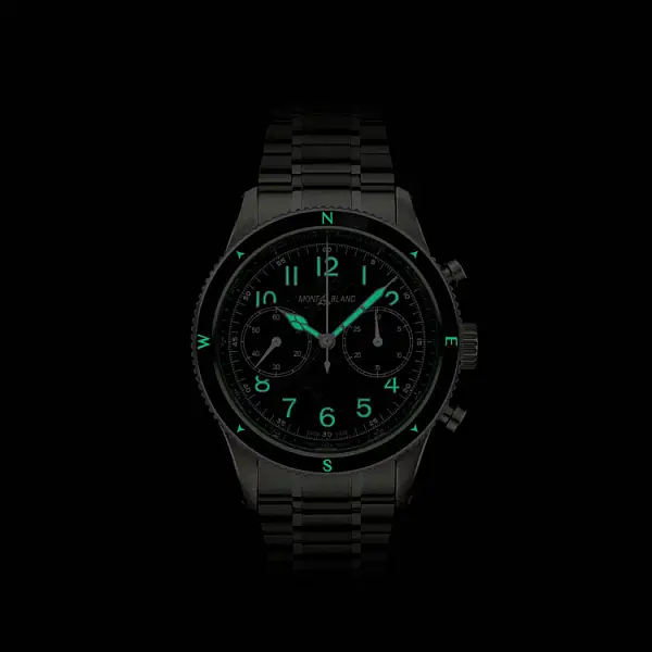 Montblanc 1858 Đồng hồ bấm giờ tự động 0 Oxygen 133298