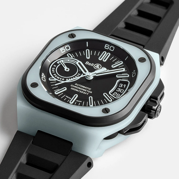 Bell &amp; Ross BR-X5 Xanh dương phát quang BRX5R-BLUM-TC/SRB