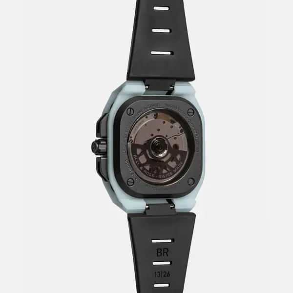 Bell &amp; Ross BR-X5 Xanh dương phát quang BRX5R-BLUM-TC/SRB