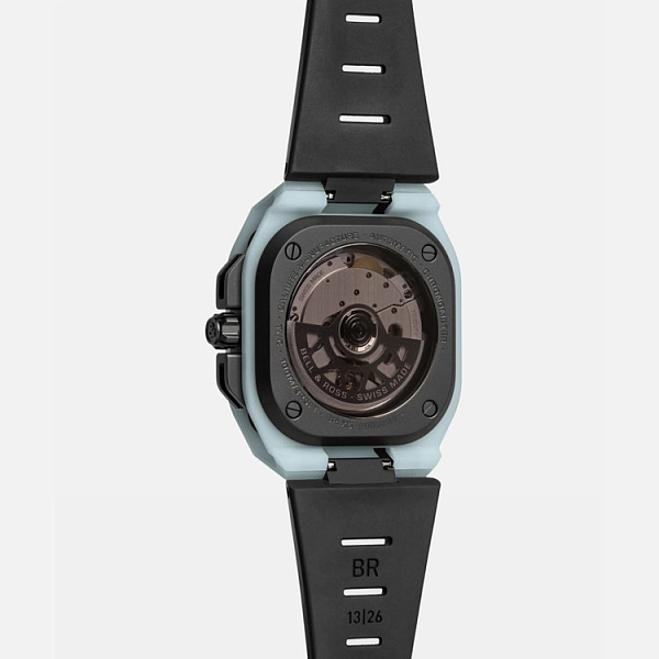 Bell &amp; Ross BR-X5 Xanh dương phát quang BRX5R-BLUM-TC/SRB