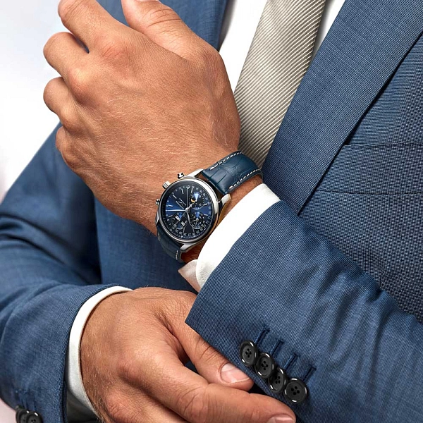Longines Master Collection Chrono Mặt Trăng L2.673.4.92.0