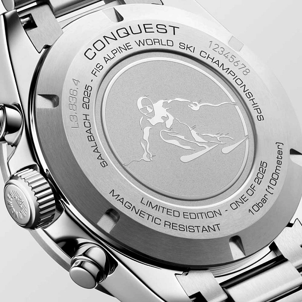 Longines Conquest Chrono Phiên bản Trượt Tuyết L3.836.4.52.9