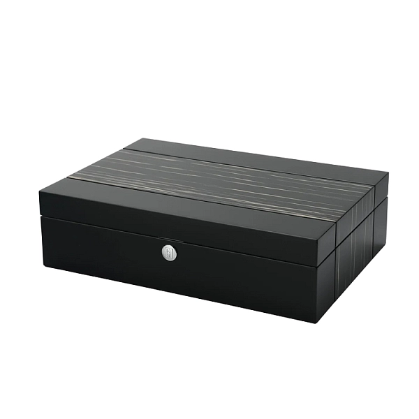 Hộp đựng đồng hồ Box Paul Design Gentlemen 10 Màu Đen Bóng
