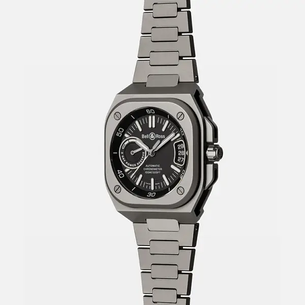Bell &amp; Ross BR-X5 Titanium Đen BRX5R-BL-TI/STI
