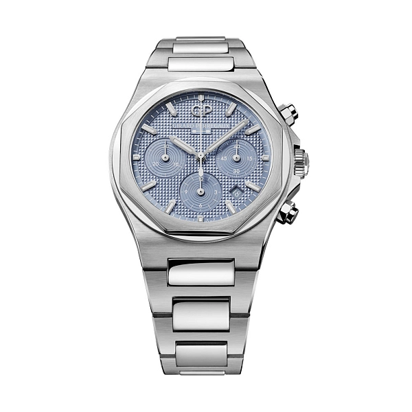 Girard-Perregaux Laureato Chronograph Mặt số xanh băng giá 81020-11-3370-1GM