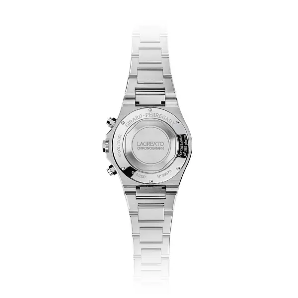 Girard-Perregaux Laureato Chronograph Mặt số xanh băng giá 81020-11-3370-1GM