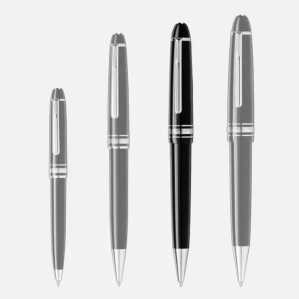 Bút bi Montblanc Meisterstück Platinum Line kích thước trung bình 132491