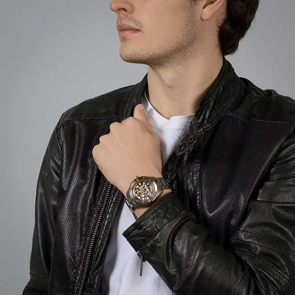 Rado Captain Cook Cao Cấp Gốm Skeleton R32148162