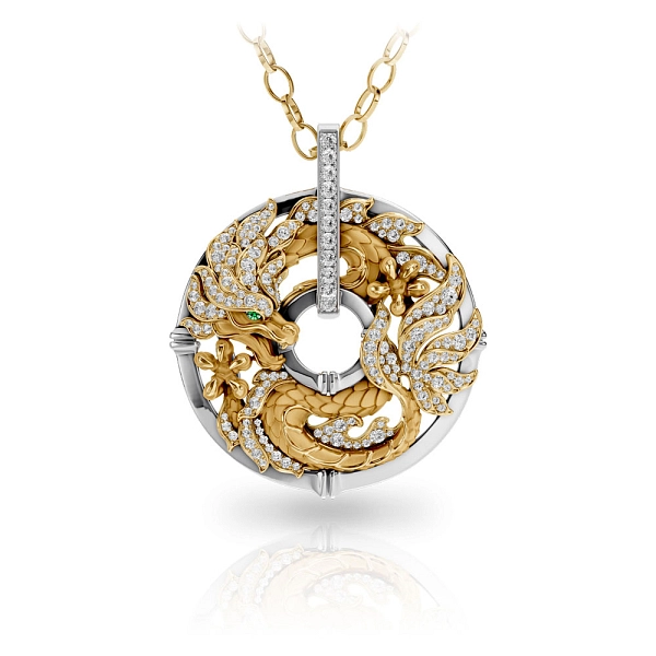 Vòng cổ Carrera Y Carrera New Shanghai Maxi Pave