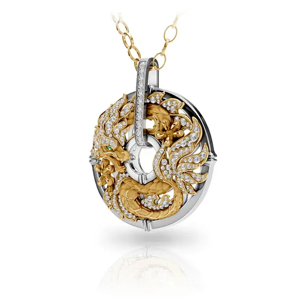 Vòng cổ Carrera Y Carrera New Shanghai Maxi Pave