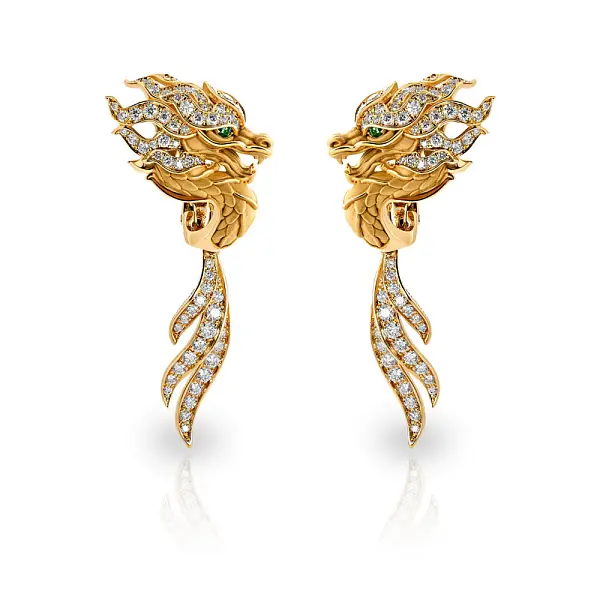 Bông tai New Shanghai Maxi Pave