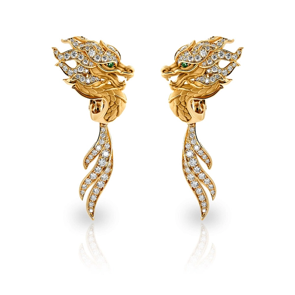 Bông tai New Shanghai Maxi Pave