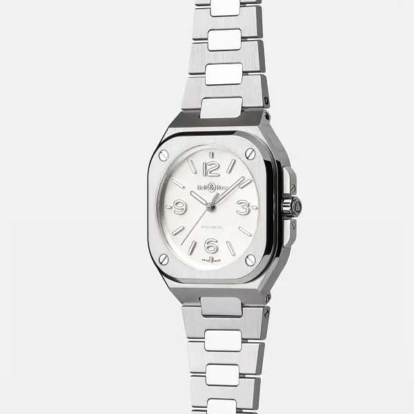 Bell &amp; Ross BR-05 36mm Mặt số ngọc trai thép BR05A-S-MP-ST/SST