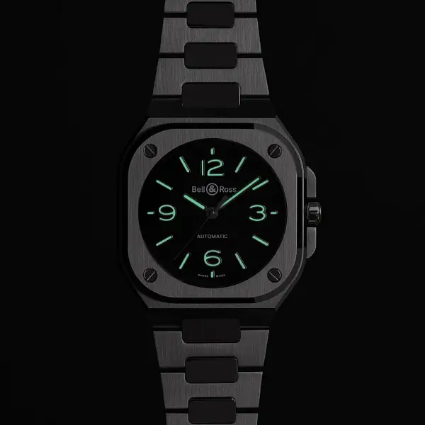 Bell &amp; Ross BR-05 36mm Xanh Băng Thép BR05A-S-BU-ST/SST