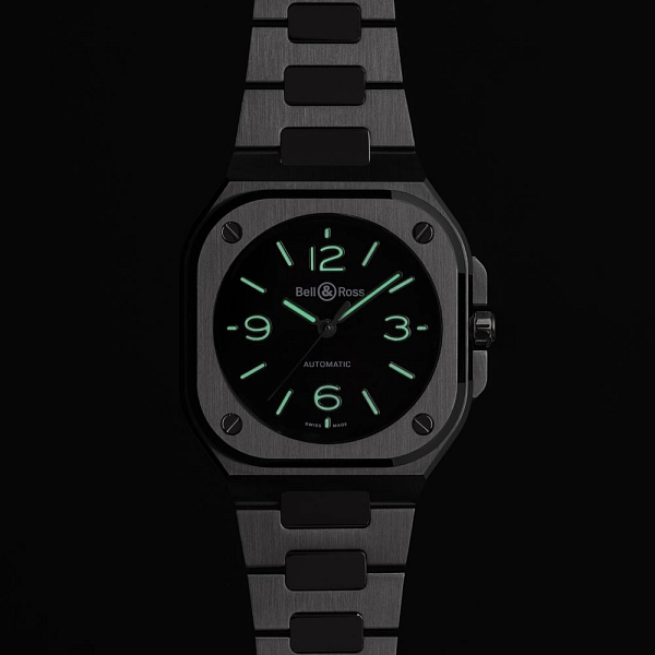 Bell &amp; Ross BR-05 36mm Xanh Băng Thép BR05A-S-BU-ST/SST