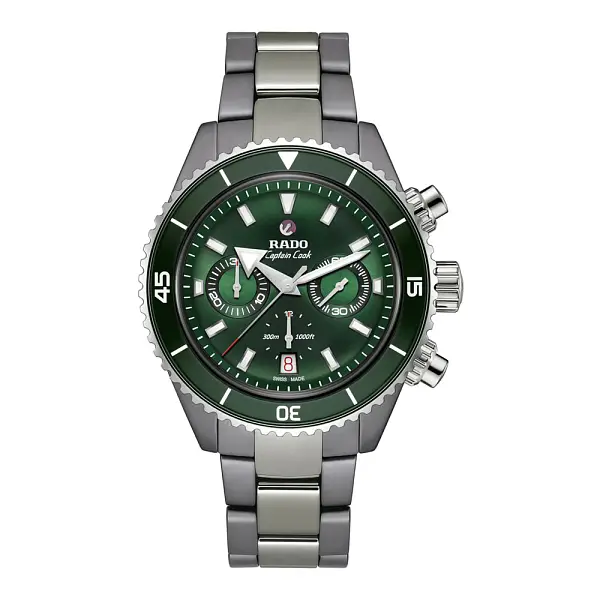 Rado Captain Cook Đồng hồ chronograph tự động bằng gốm cao cấp R32189313