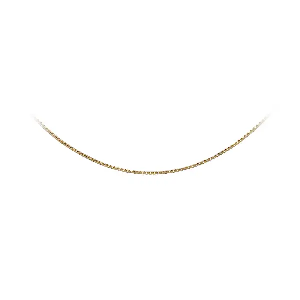 Dây Chuyền Box Vàng Vàng 14K, 50 cm
