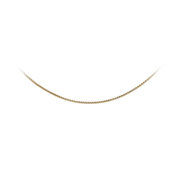 Dây Chuyền Box Vàng Vàng 14K, 50 cm