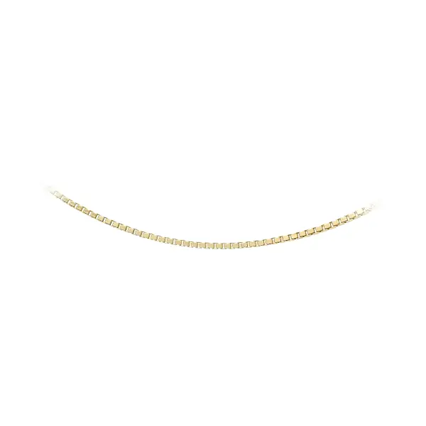 Dây Chuyền Box Vàng Vàng 14K, 50 cm
