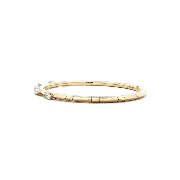 Vòng tay kim cương bằng vàng 18K, 0,79 ct