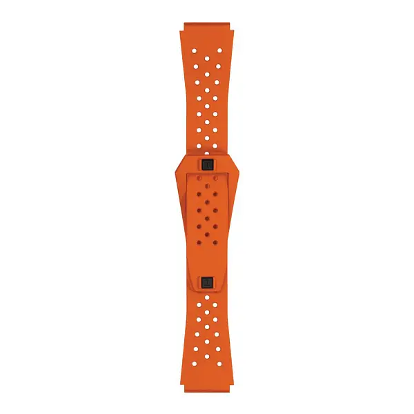 Dây đeo cao su màu cam Tissot Sideral 20 mm T852.048.86
