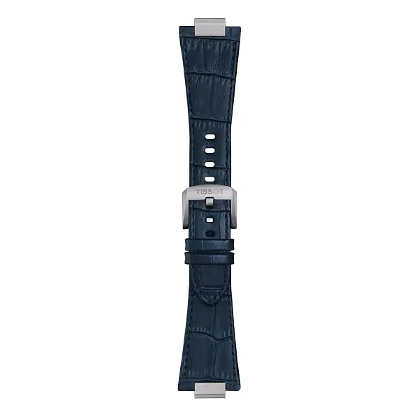 Dây đeo da màu xanh lam Tissot dành cho PRX 42 mm T852.049.411