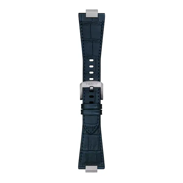 Dây đeo da màu xanh lam Tissot dành cho PRX 40 mm T852.047.701