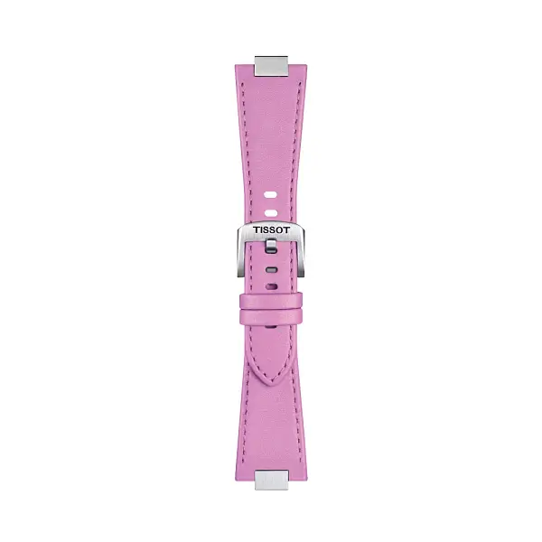 Dây đeo da màu hồng Tissot dành cho PRX 35 mm T852.049.546