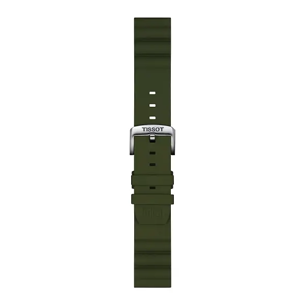 Dây đeo silicon màu xanh lá Tissot 22 mm T852.047.177