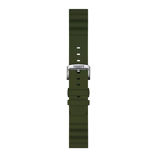 Dây đeo silicon màu xanh lá Tissot 22 mm T852.047.177