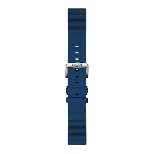 Dây đeo silicon màu xanh dương Tissot 22 mm T852.047.175