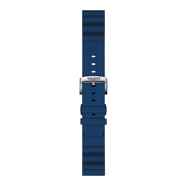 Dây đeo silicon màu xanh dương Tissot 22 mm T852.047.175