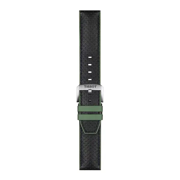 Dây đeo màu xanh lá và đen Tissot 22 mm T852.046.787